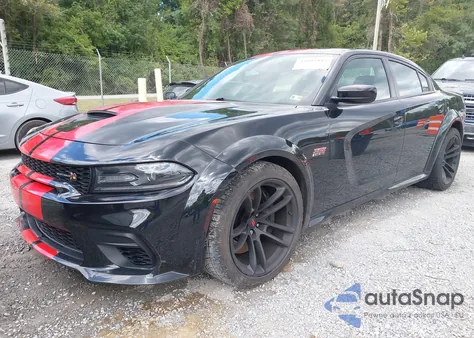 2021 Dodge Charger Scat Pack Widebody Rwd из США, поврежденный, VIN 2C3CDXGJ0MH612410